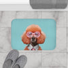 Cool Dog with Shades Bath Mat – Step Out in Style!