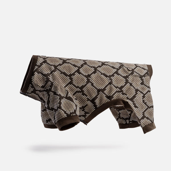 Snakeskin Dog Pajama – Lounge Like a Boss, Nap Like a Star!