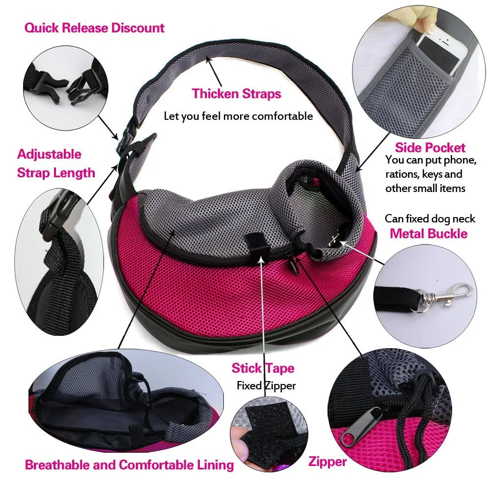 Pet Carrier Sling – Keep Your Pet Close, Comfortable, and Stylish on Every Adventure!