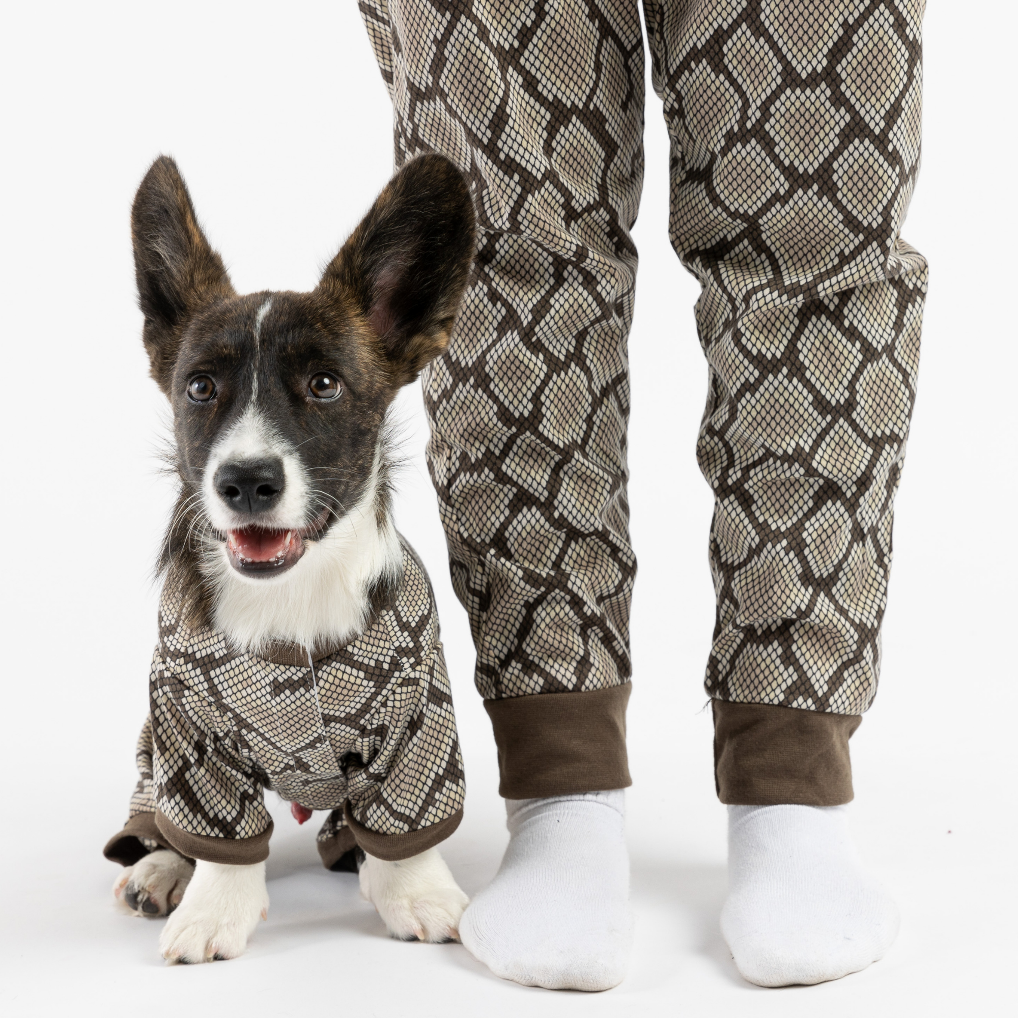 Snakeskin Dog Pajama – Lounge Like a Boss, Nap Like a Star!