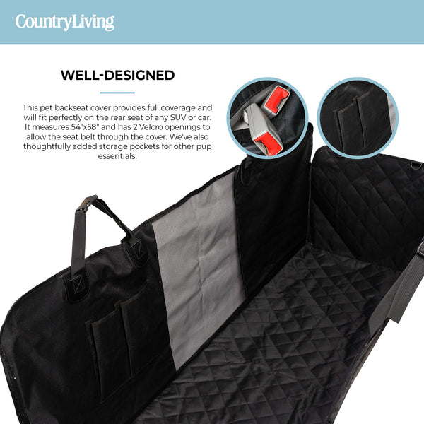 Dog-Proof Your Ride: Silver Paw/Country Living Car Backseat Hammock Cover