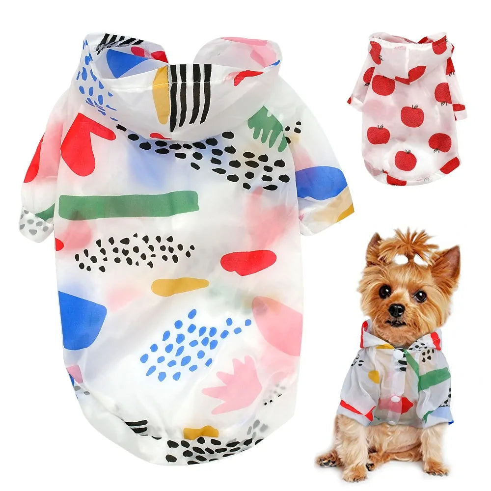 Ultimate All-Weather Protection: Small Pet Raincoat & Sun-Proof Gear! 🐾☀️🌧️