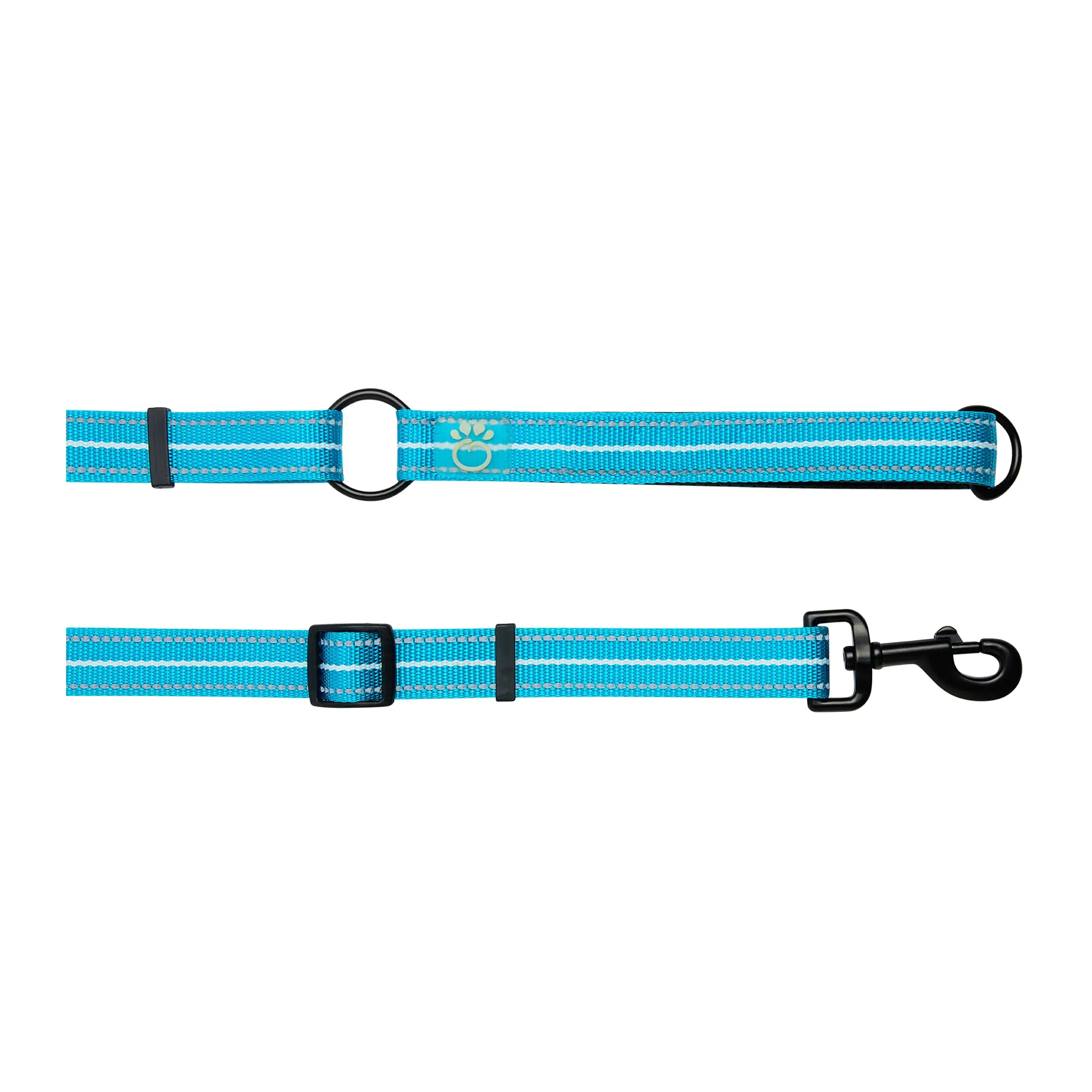 GF PET® Reflective 6-in-1 Leash - Neon Blue