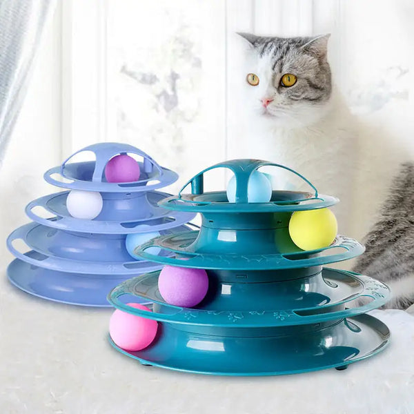 Keep Your Cat Entertained for Hours with the Tower Tracks Toy