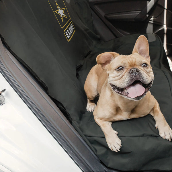 Official US Army® Bench Seat Cover: Tough Protection for Your Car! 🐾🚗