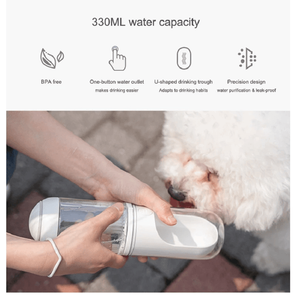 Adventure - Ready Travel Pet Water Dispenser – Hydration with a Dash of Pizzazz! - Animal Minds