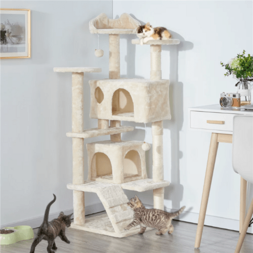 Cat Tree with Stairs: The Ultimate Kitty Playground! - Animal Minds