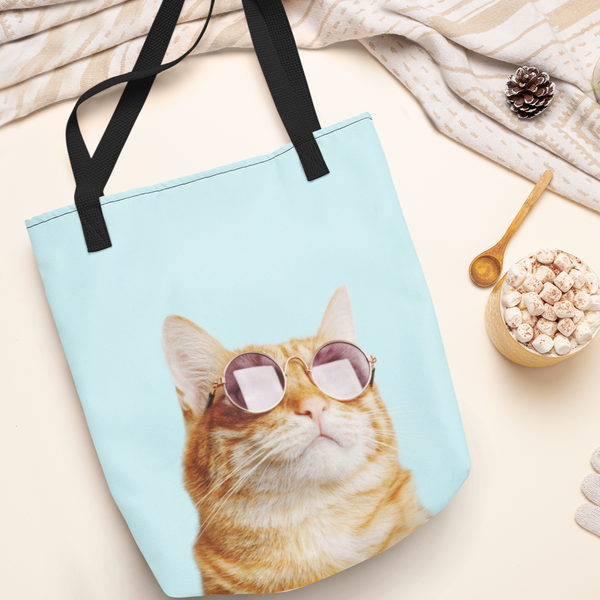 "Cat is Always Right" Tote Bag – Purr-fectly Practical & Stylish!