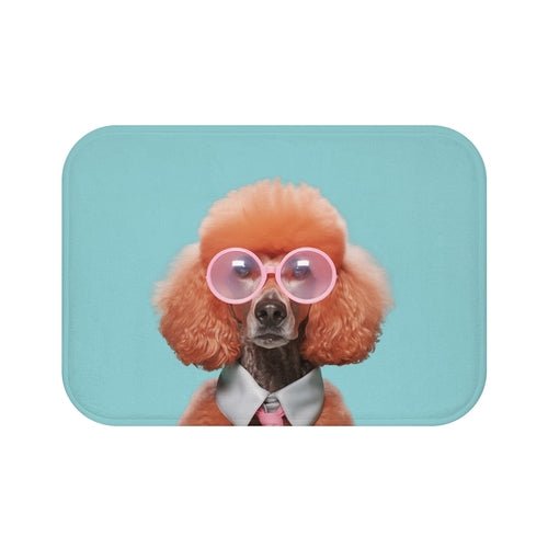 Cool Dog with Shades Bath Mat – Step Out in Style! - Animal Minds