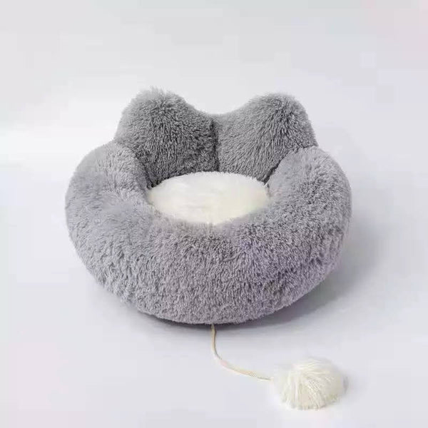 Cozy Plush Pet Bed – Nap Like a Boss, Dream Like a Champion!