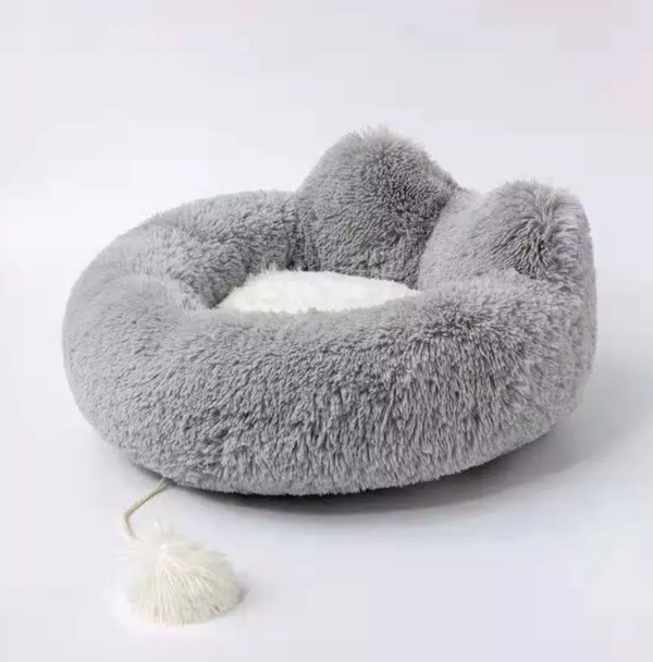 Cozy Plush Pet Bed – Nap Like a Boss, Dream Like a Champion!