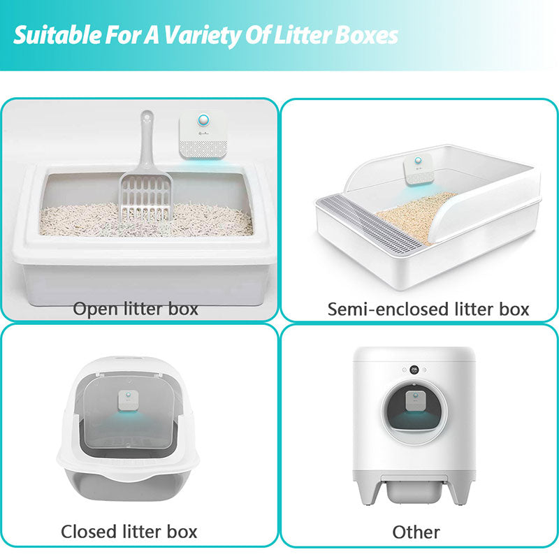 Smart Cat Litter Box Deodorizer & Sterilizer: Keep Your Litter Box Fresh 24/7! 🐾✨