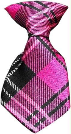 Plaid Pink Dog Neck Tie – A Dash of Preppy, A Whole Lot of Personality!