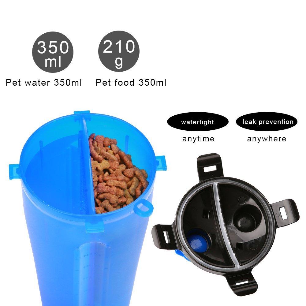 Yap & Paw 2-in-1 Water Bottle & Snack Set