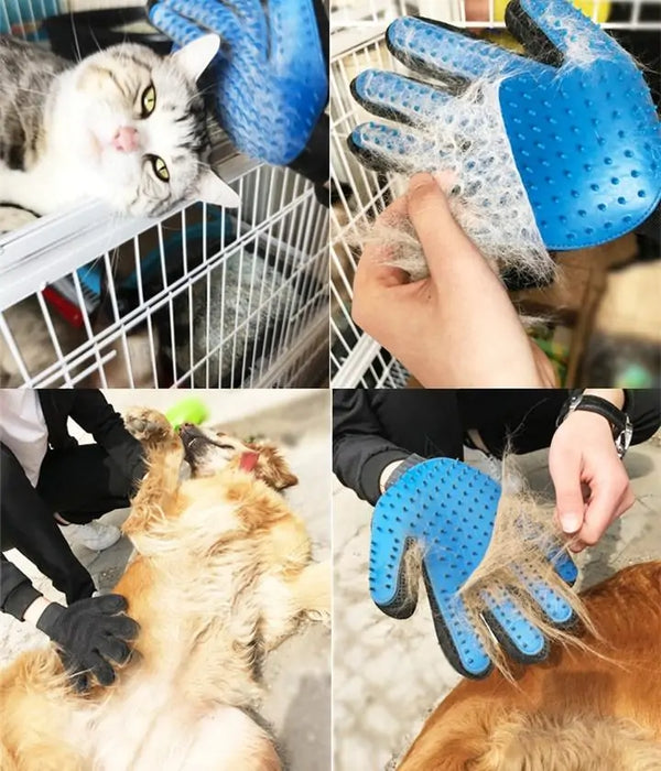 Turn Grooming into a Love Fest with the Pet Grooming Glove – Where Fur Meets Fun!